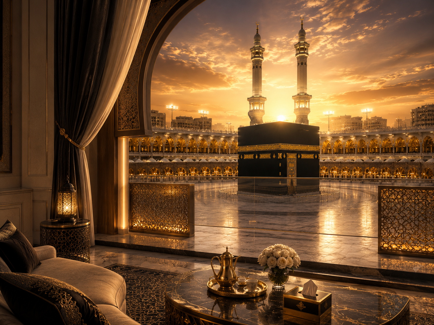 Ambiance de la formule Hajj confort
