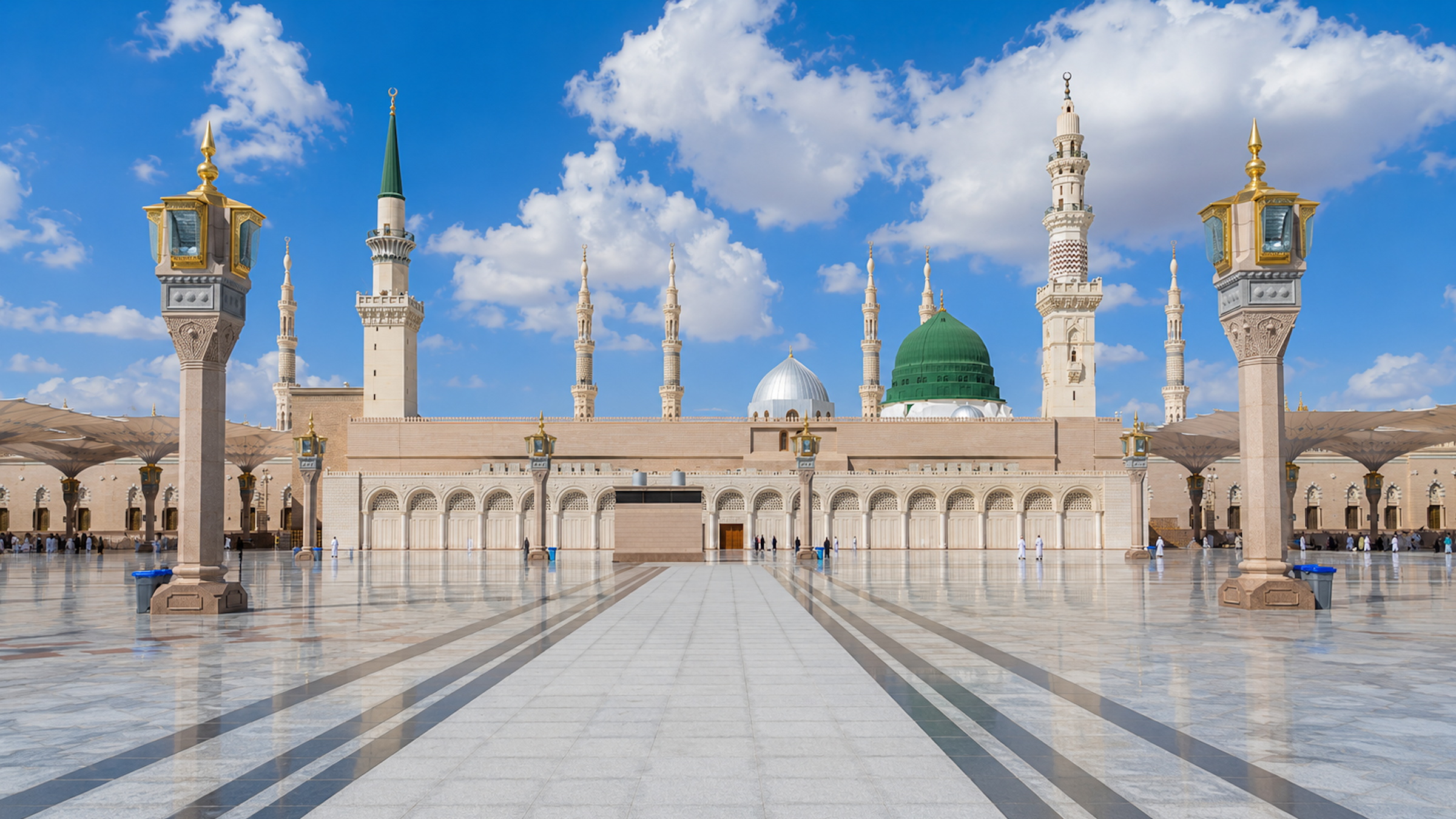 Vue de la mosquée du Prophète à Médine