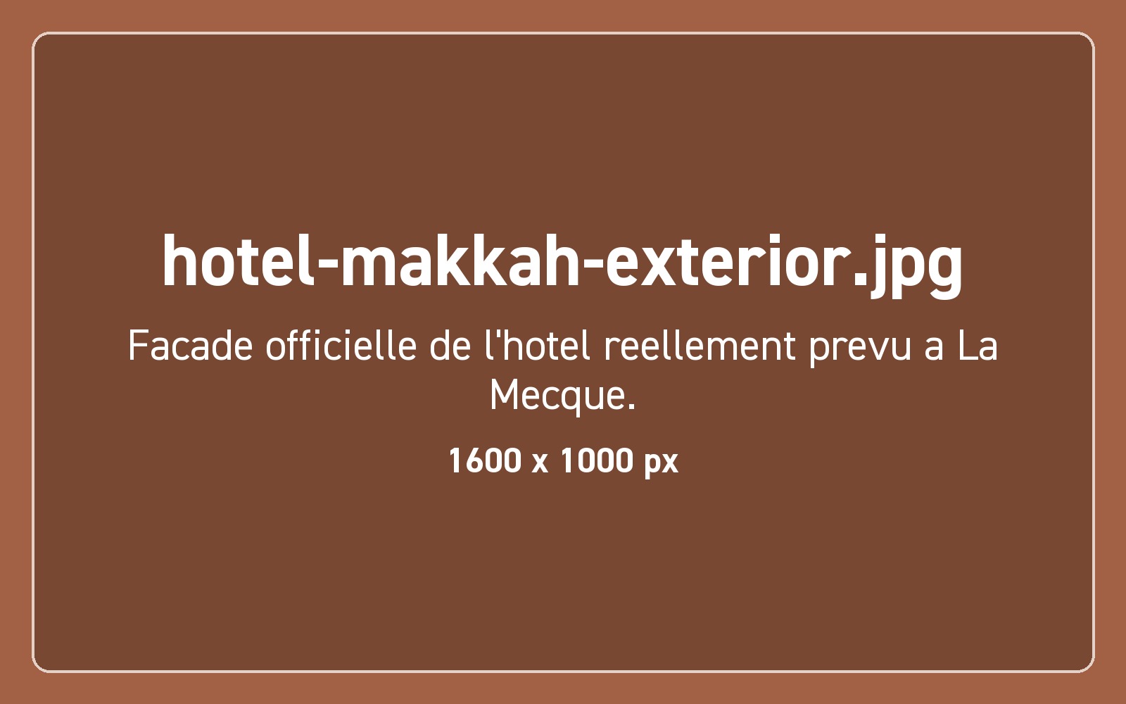 Hôtel proposé par Adji Makka à La Mecque